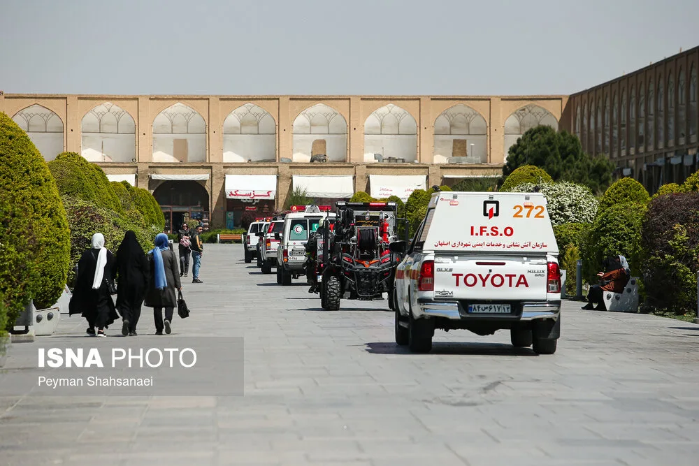 آتشسوزی در بافت تاریخی میدان نقشجهان مهار شد