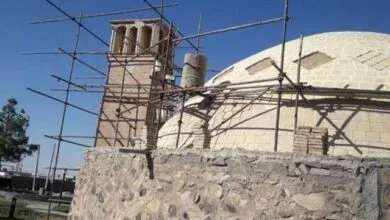 آبانبار تاریخی تودشک در شرق اصفهان مرمت میشود آبانبار تاریخی تودشک در شرق اصفهان مرمت میشود